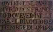 Placa de tumba Quevedo - Historias Cortas