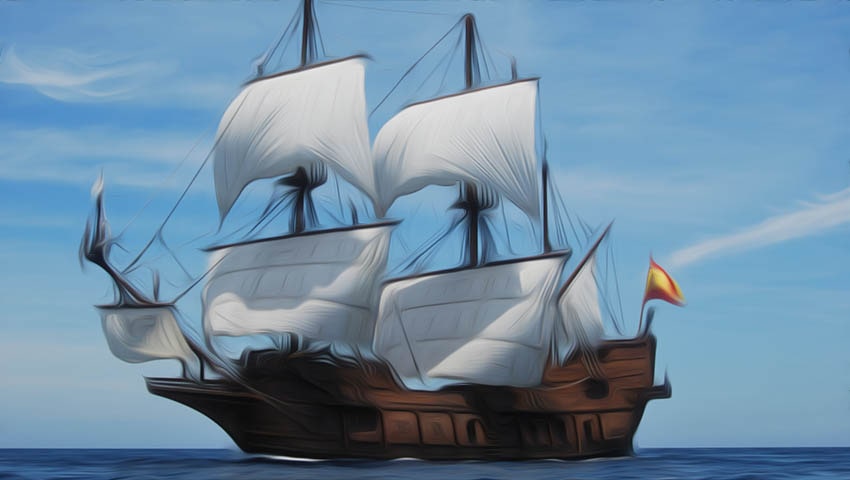 Barco galeón - Historias Cortas