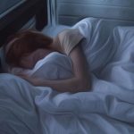 Mujer dormida al óleo - Historias Cortas