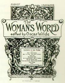 Oscar Wilde editor de revista Womans worlds - Historias Cortas